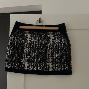Elegant Black and White Women's Skirt